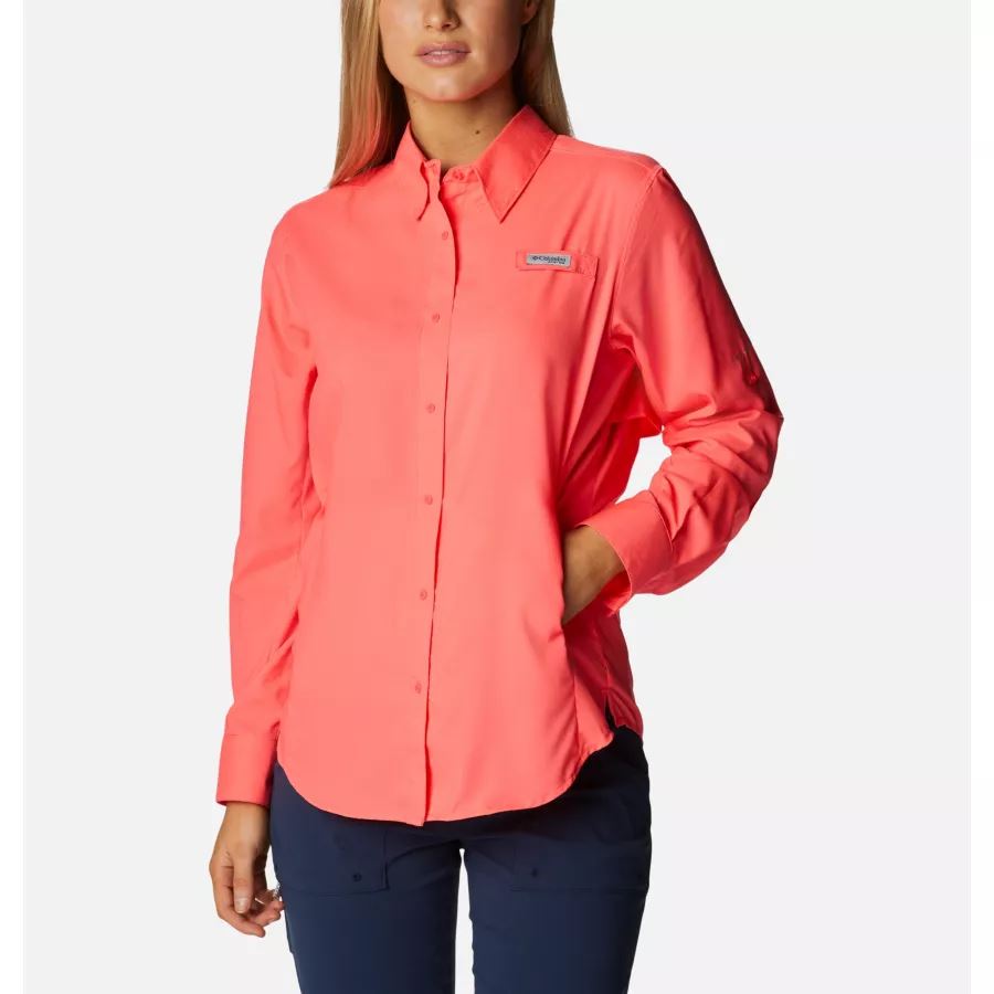 Women's PFG Tamiami II Long Sleeve Shirt Columbia Neon Sunrise