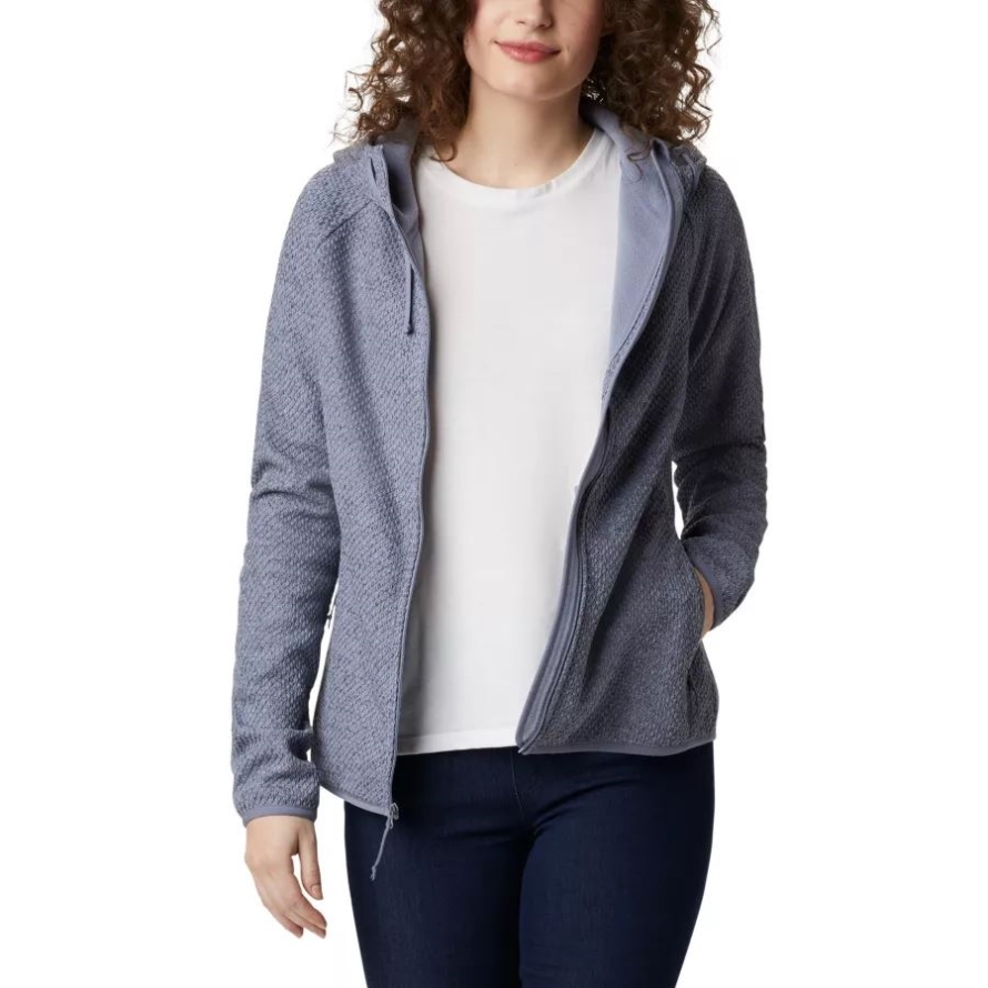 Women's Pacific Point Fleece Hoodie Columbia New Moon/Nocturnal