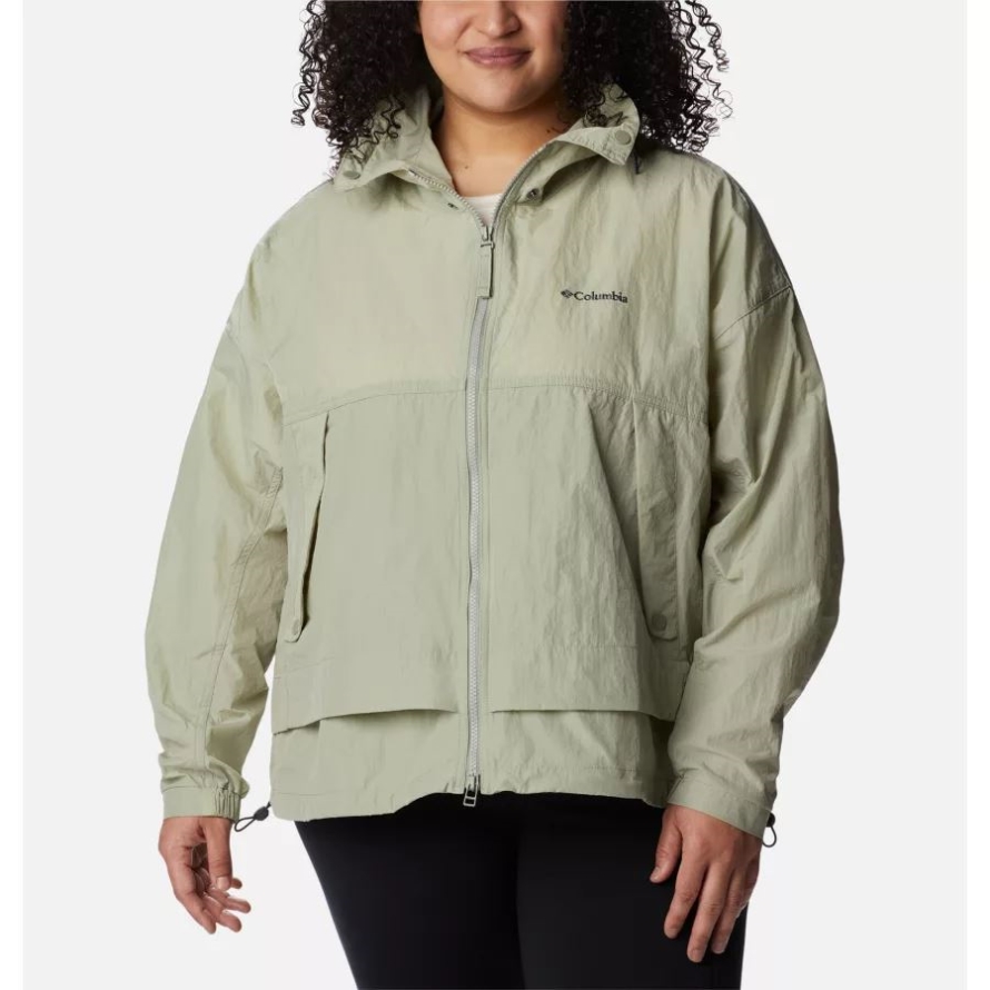 Women's Paracutie Windbreaker Plus Size Columbia Safari