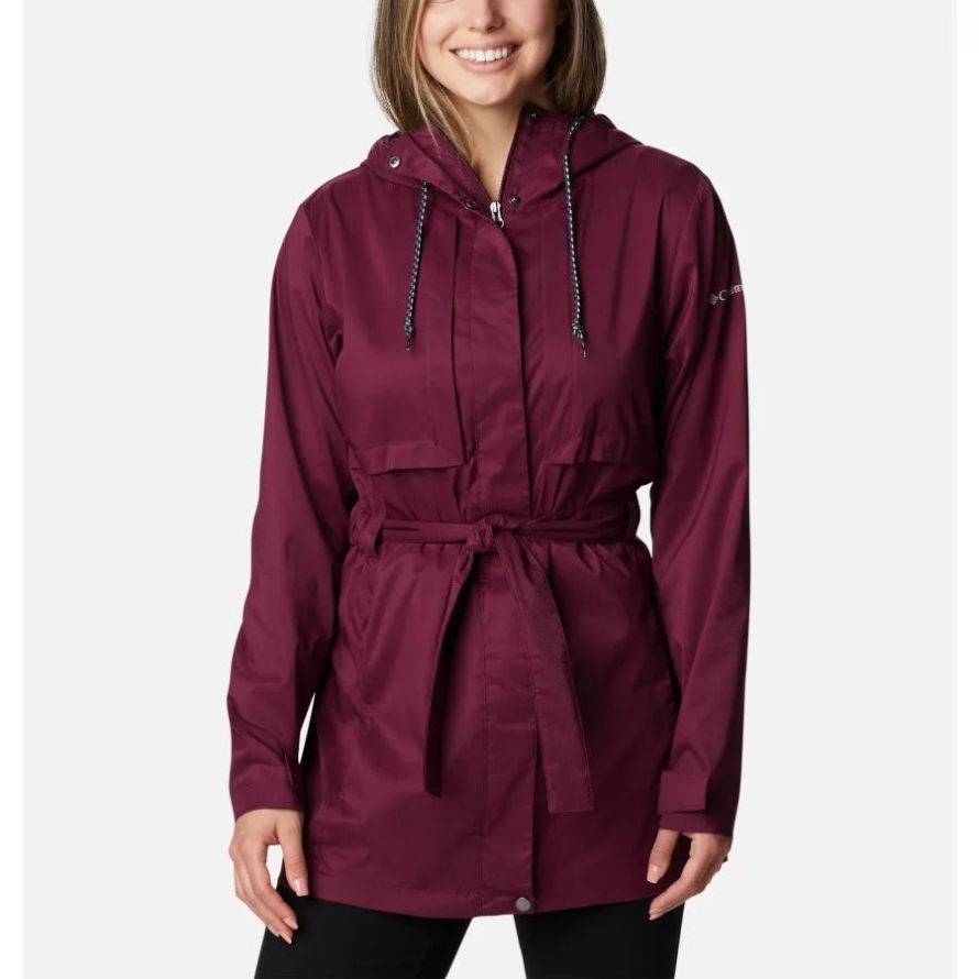 Women's Pardon My Trench Rain Jacket Columbia Marionberry