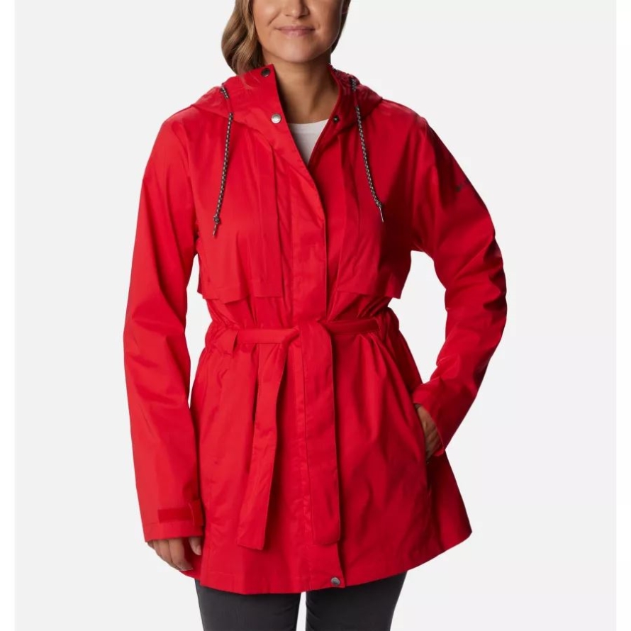 Women's Pardon My Trench Rain Jacket Red Lily Columbia