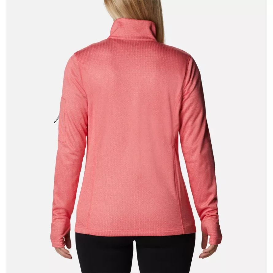 Women's Park View Half Zip Fleece Columbia Blush Pink Heather