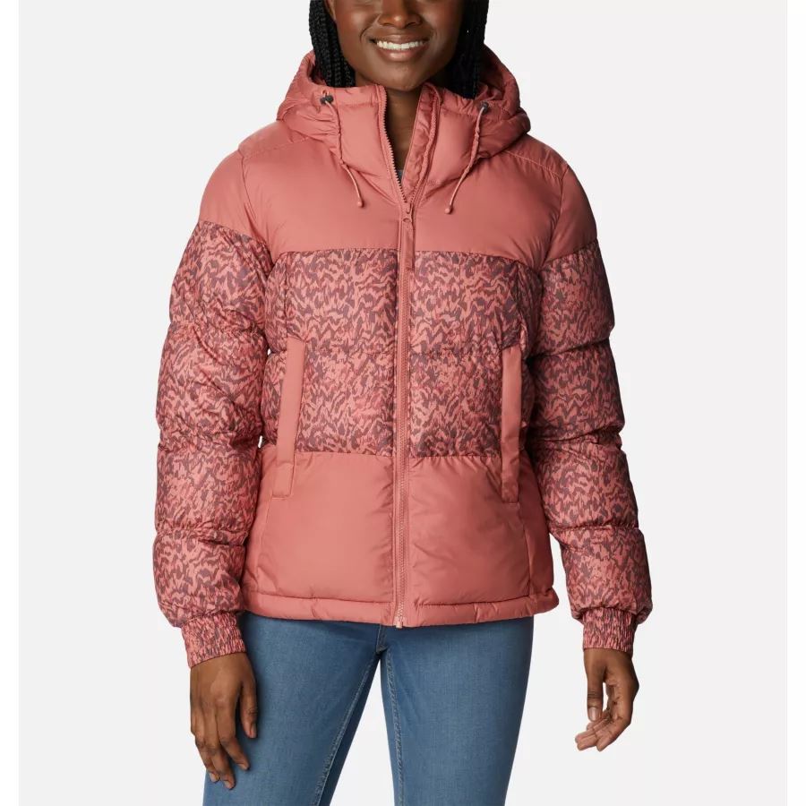 Women's Pike Lake II Insulated Jacket Columbia Dark Coral/Dark Coral Terrain Print