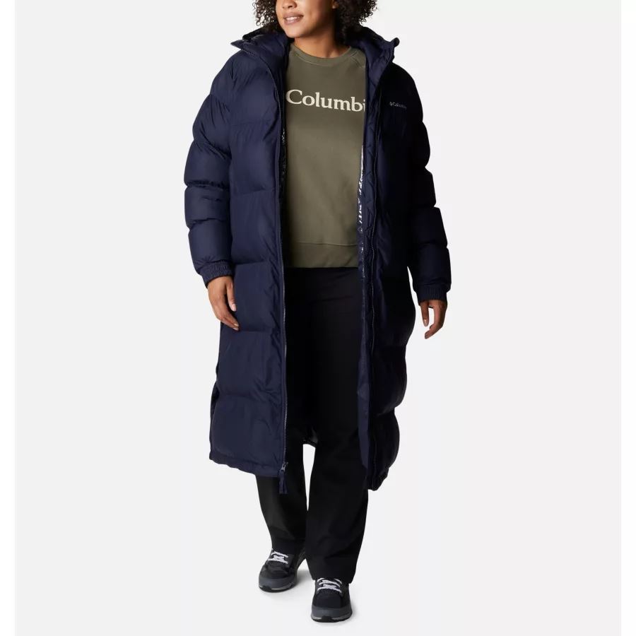 Women's Pike Lake Long Jacket Plus Size Columbia Dark Nocturnal