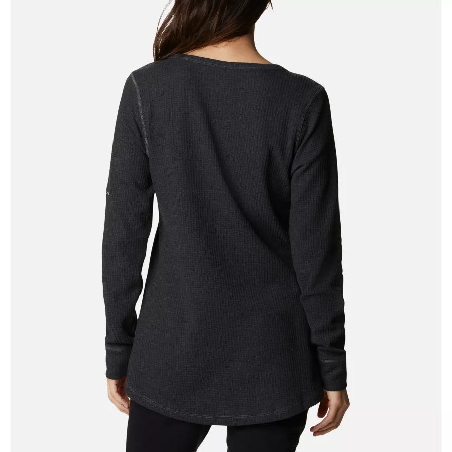 Women's Pine Peak Long Sleeve Thermal Tunic Black Heather Columbia