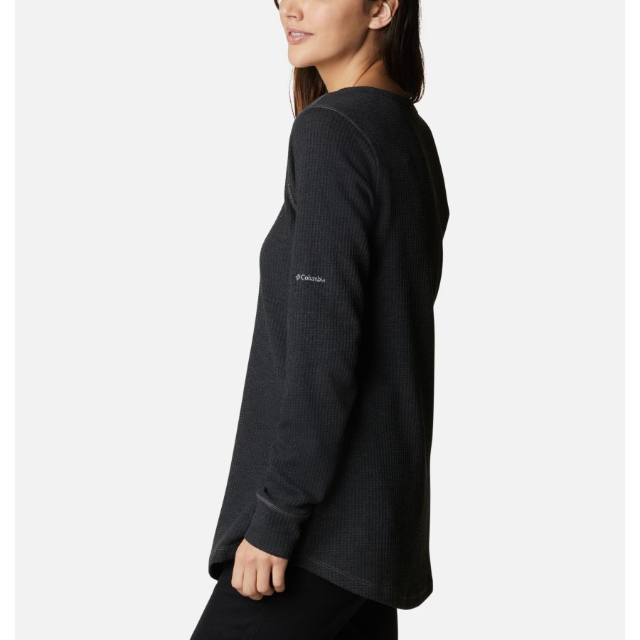Women's Pine Peak Long Sleeve Thermal Tunic Black Heather Columbia