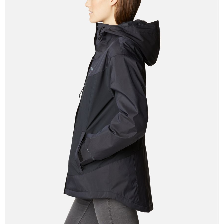 Women's Point Park Insulated Jacket Black Sheen Columbia