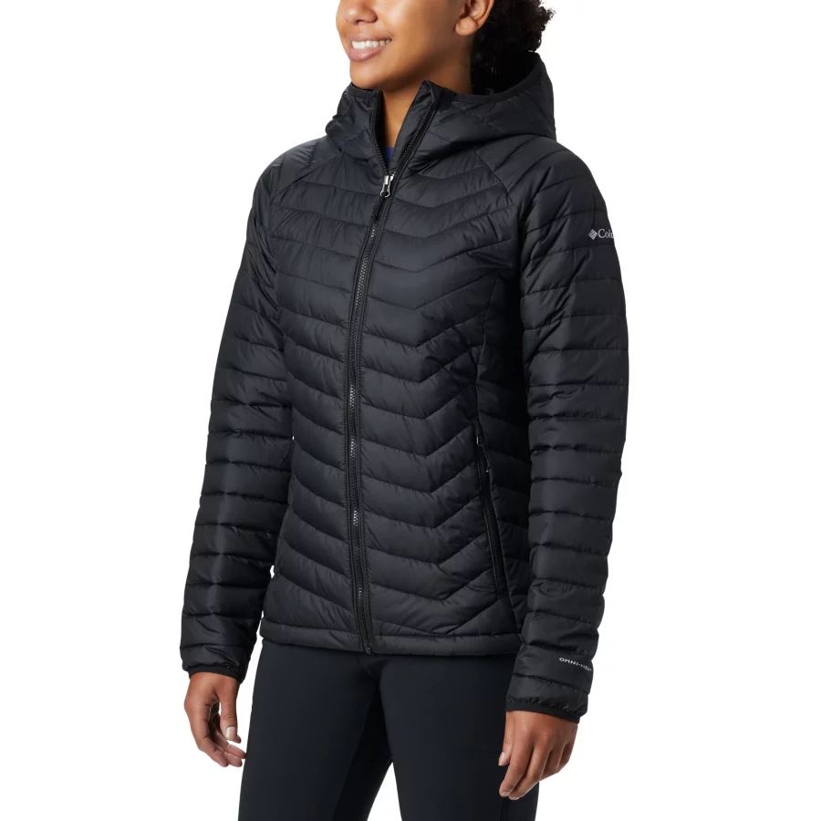 Women's Powder Lite Hooded Jacket Black Columbia
