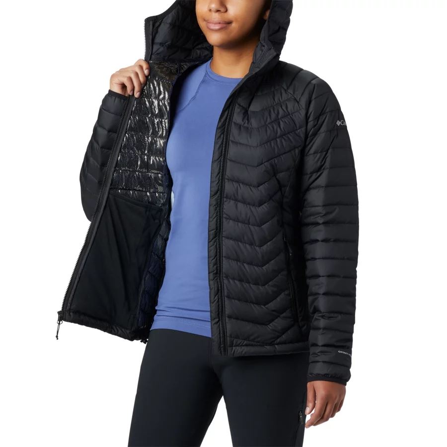 Women's Powder Lite Hooded Jacket Black Columbia