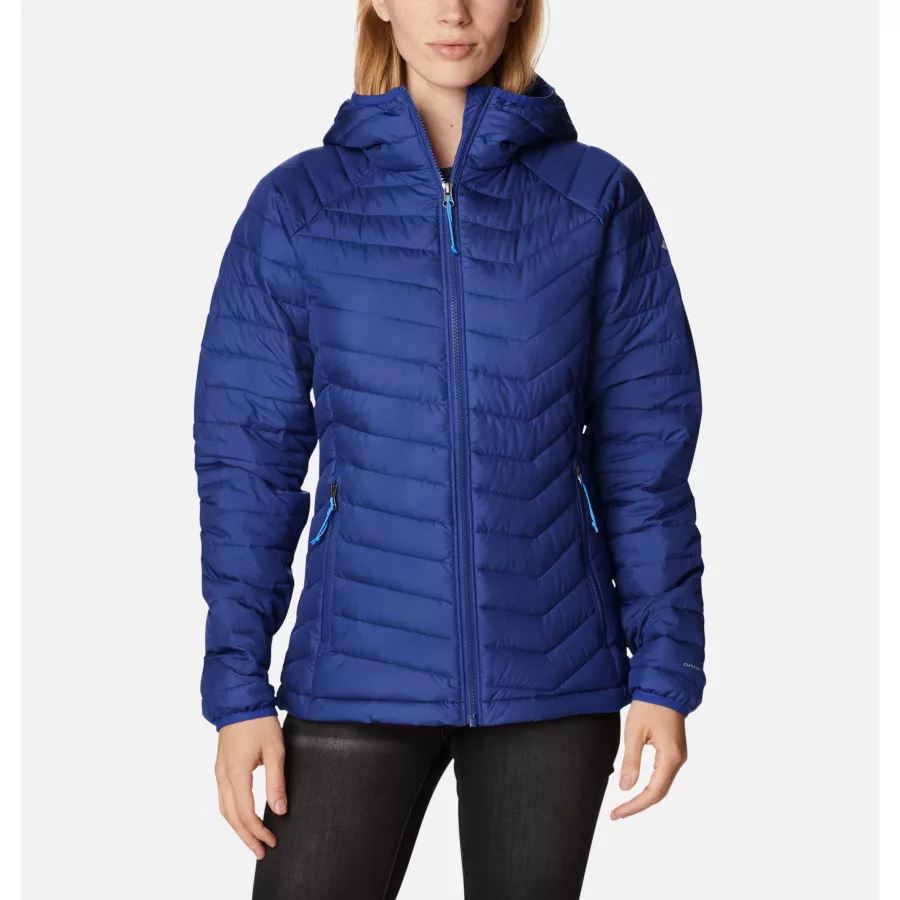Women's Powder Lite Hooded Jacket Dark Sapphire Columbia