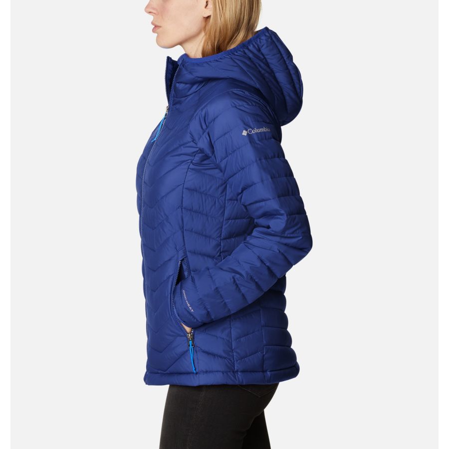 Women's Powder Lite Hooded Jacket Dark Sapphire Columbia
