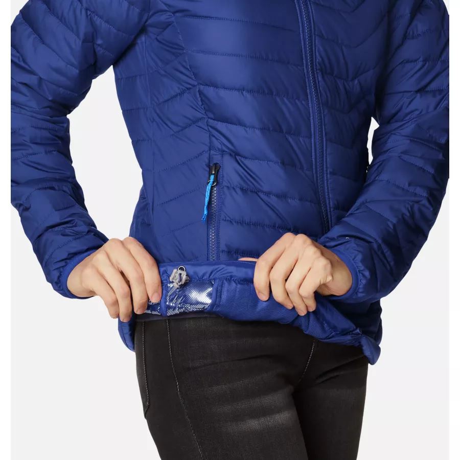 Women's Powder Lite Hooded Jacket Dark Sapphire Columbia