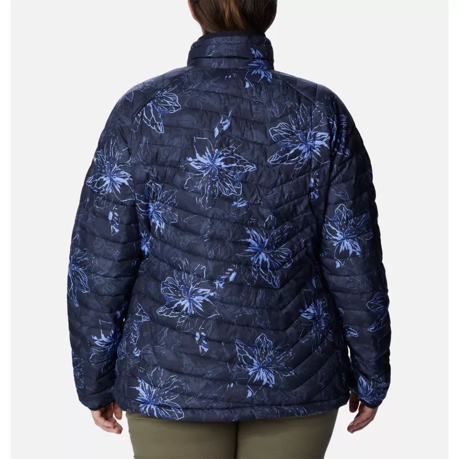 Women's Powder Lite Jacket Plus Size Columbia Nocturnal Aurelian Print