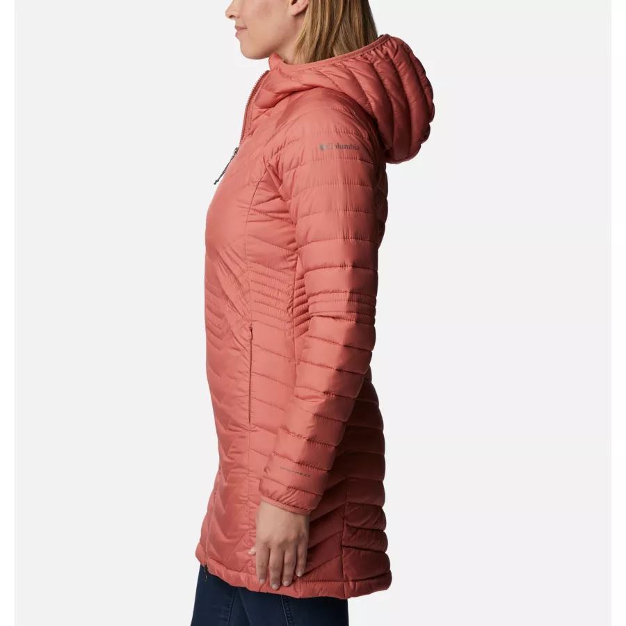 Women's Powder Lite Mid Jacket Dark Coral Columbia