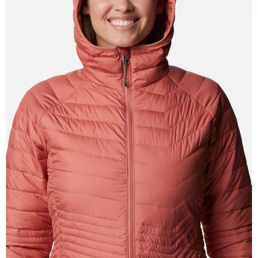 Women's Powder Lite Mid Jacket Dark Coral Columbia