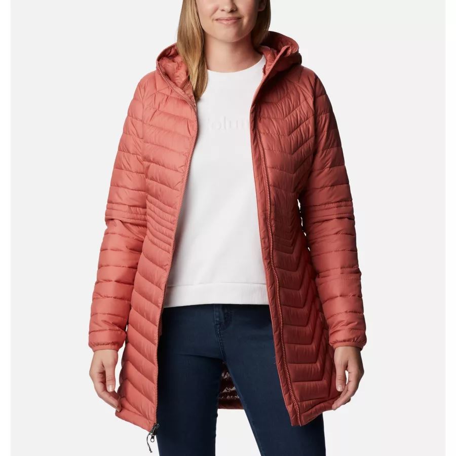 Women's Powder Lite Mid Jacket Dark Coral Columbia