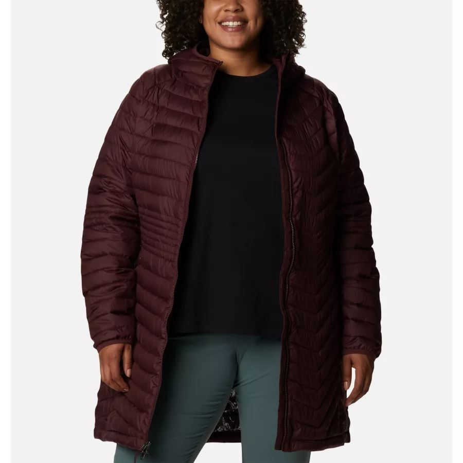 Women's Powder Lite Mid Jacket Plus Size Malbec Columbia