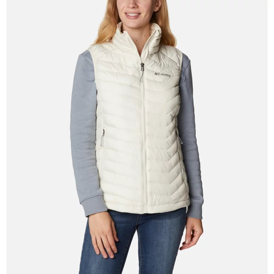 Women's Powder Lite Vest Columbia Chalk