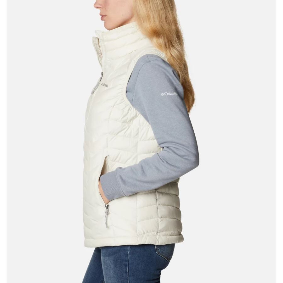 Women's Powder Lite Vest Columbia Chalk