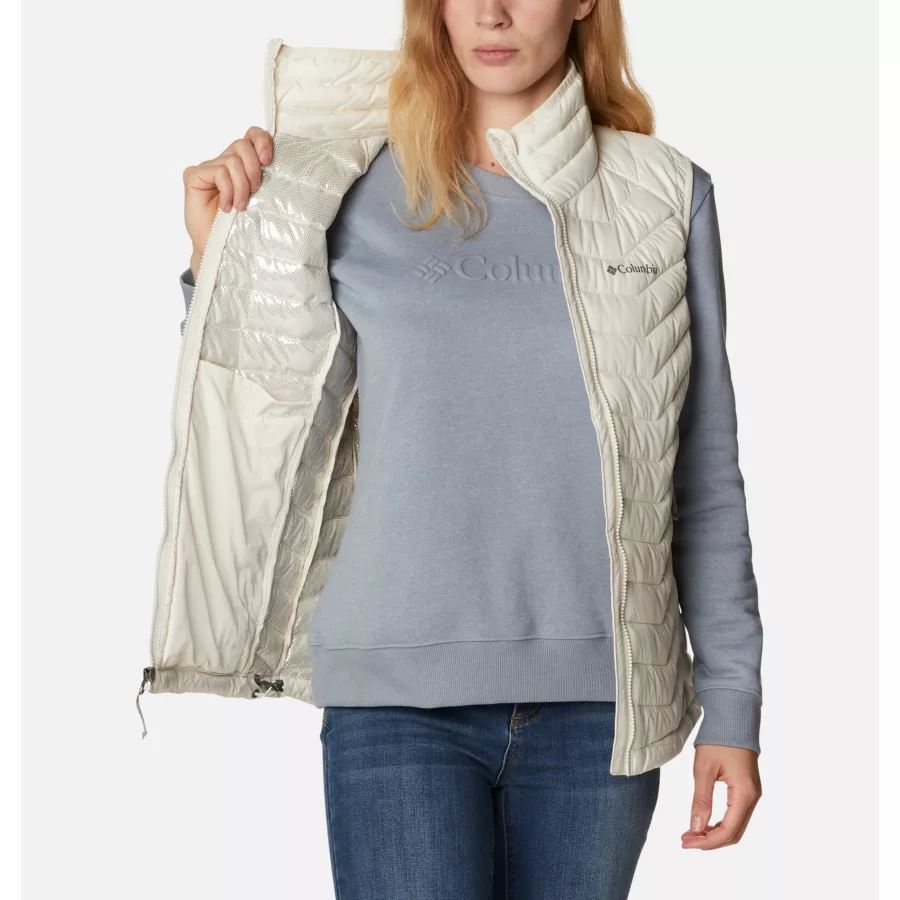 Women's Powder Lite Vest Columbia Chalk