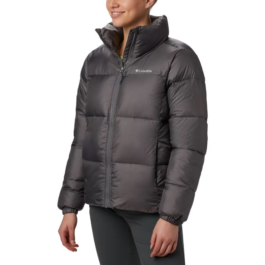 Women's Puffect Jacket Columbia City Grey
