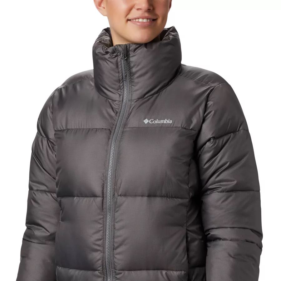 Women's Puffect Jacket Columbia City Grey