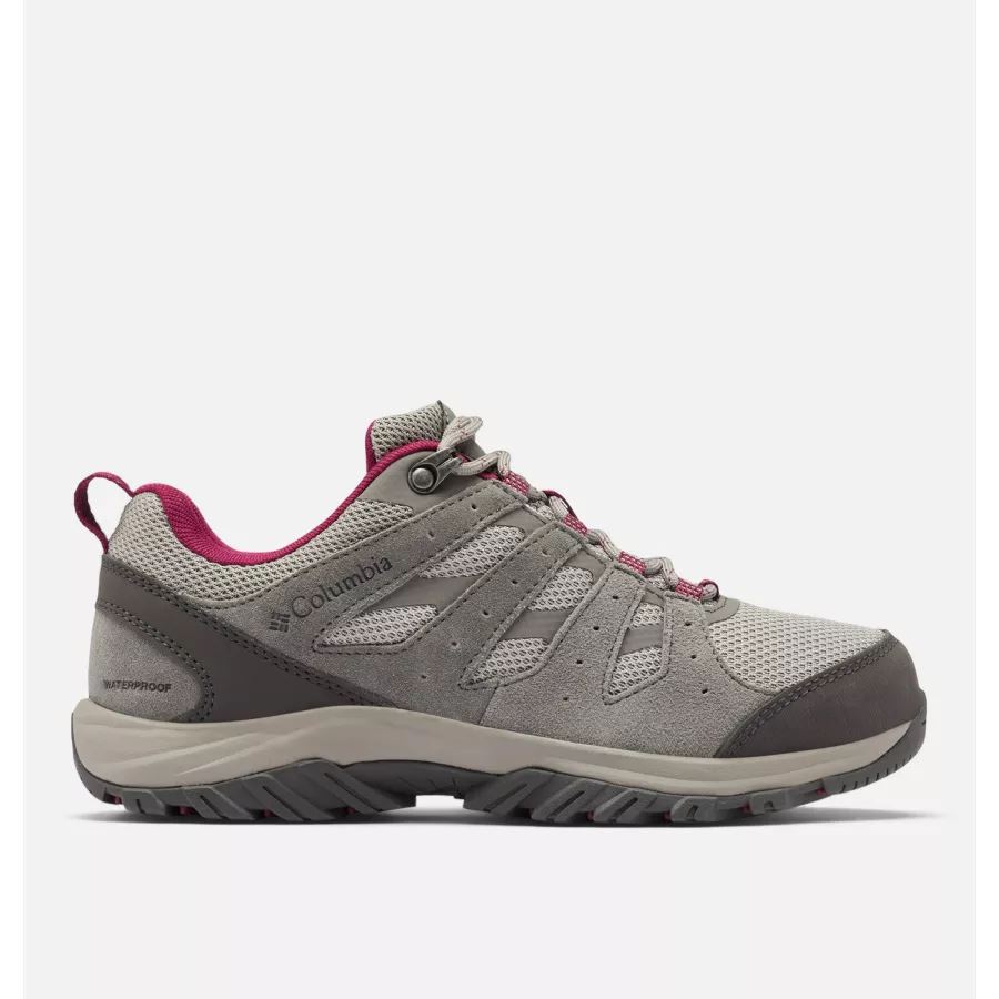 Women's Redmond III Waterproof Walking Shoe Columbia Ti Titanium/Red Onion