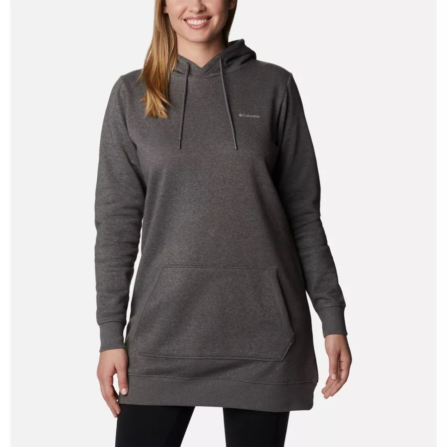 Women's Rush Valley Long Hoodie Columbia Charcoal Heather