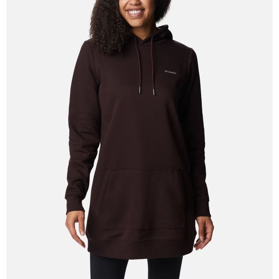 Women's Rush Valley Long Hoodie New Cinder Columbia