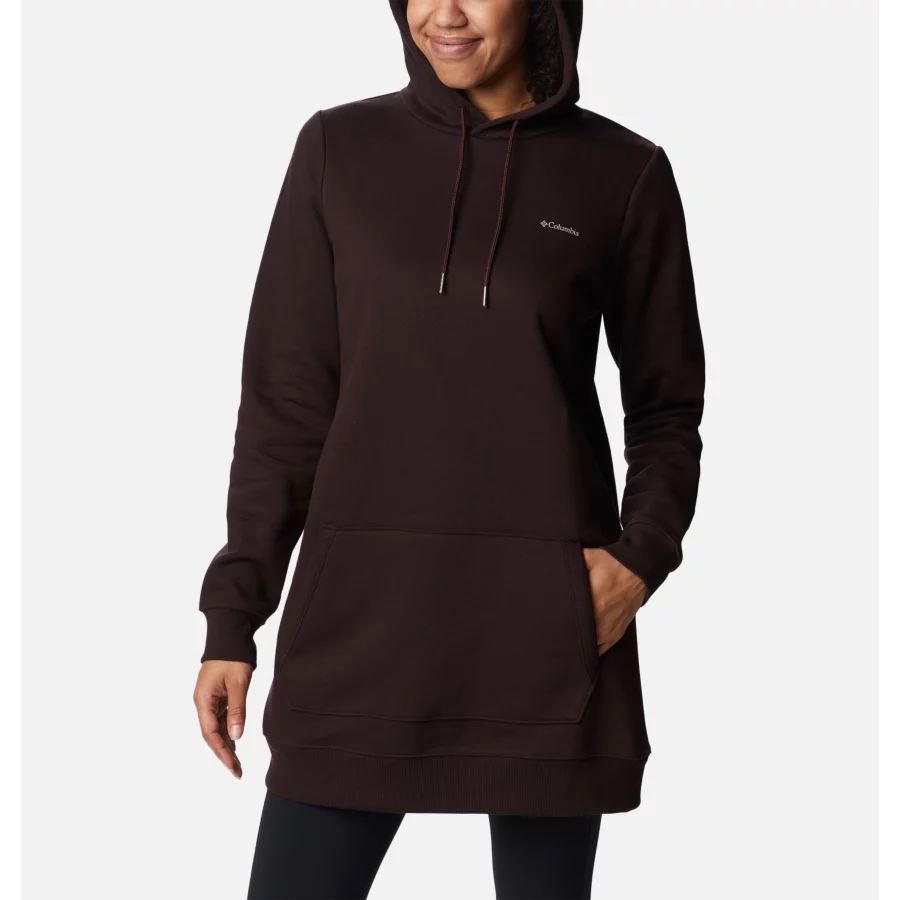 Women's Rush Valley Long Hoodie New Cinder Columbia