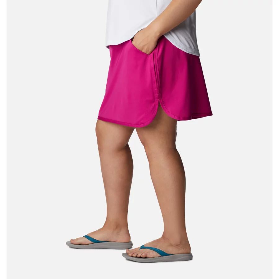 Women's Sandy Creek Stretch Skort Plus Size Columbia Wild Fuchsia