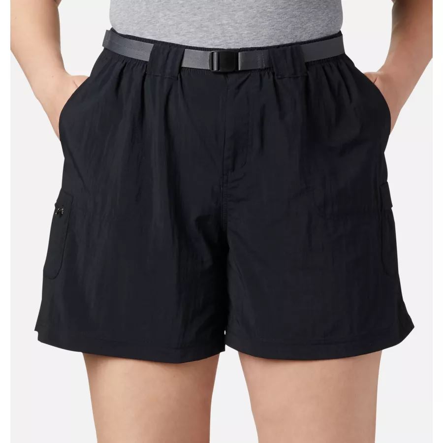 Women's Sandy River Cargo Shorts Plus Size Columbia Black