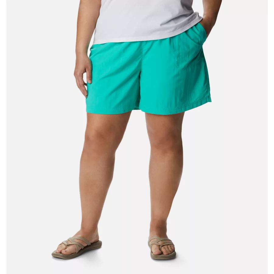 Women's Sandy River Shorts Plus Size Columbia Electric Turquoise