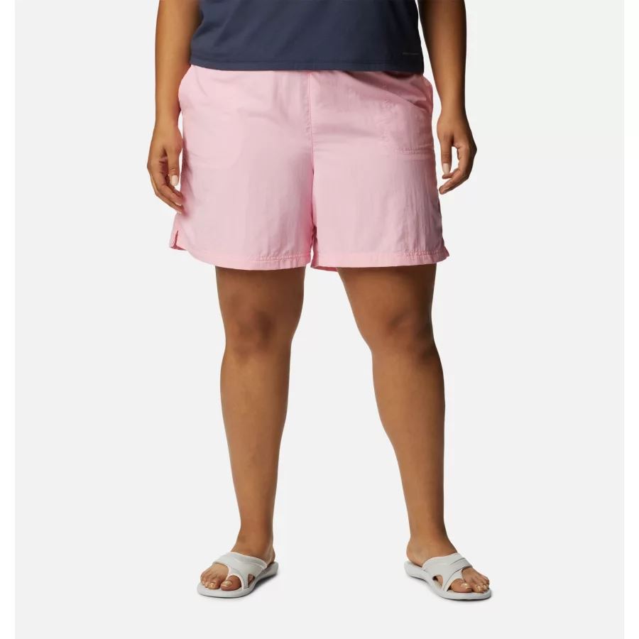 Women's Sandy River Shorts Plus Size Columbia Wild Rose