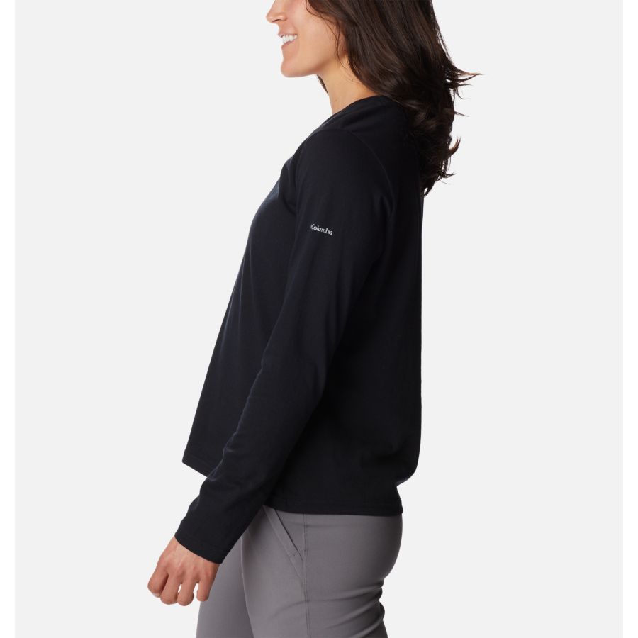 Women's Sapphire Point Long Sleeve Shirt Black Columbia