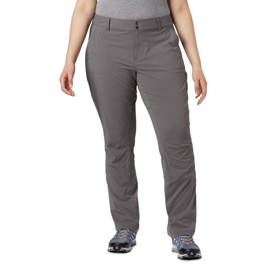 Women's Saturday Trail Stretch Pants Plus Size Columbia City Grey
