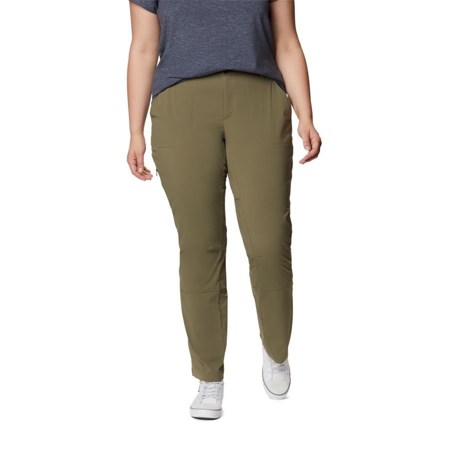 Women's Saturday Trail Stretch Pants Plus Size Stone Green Columbia