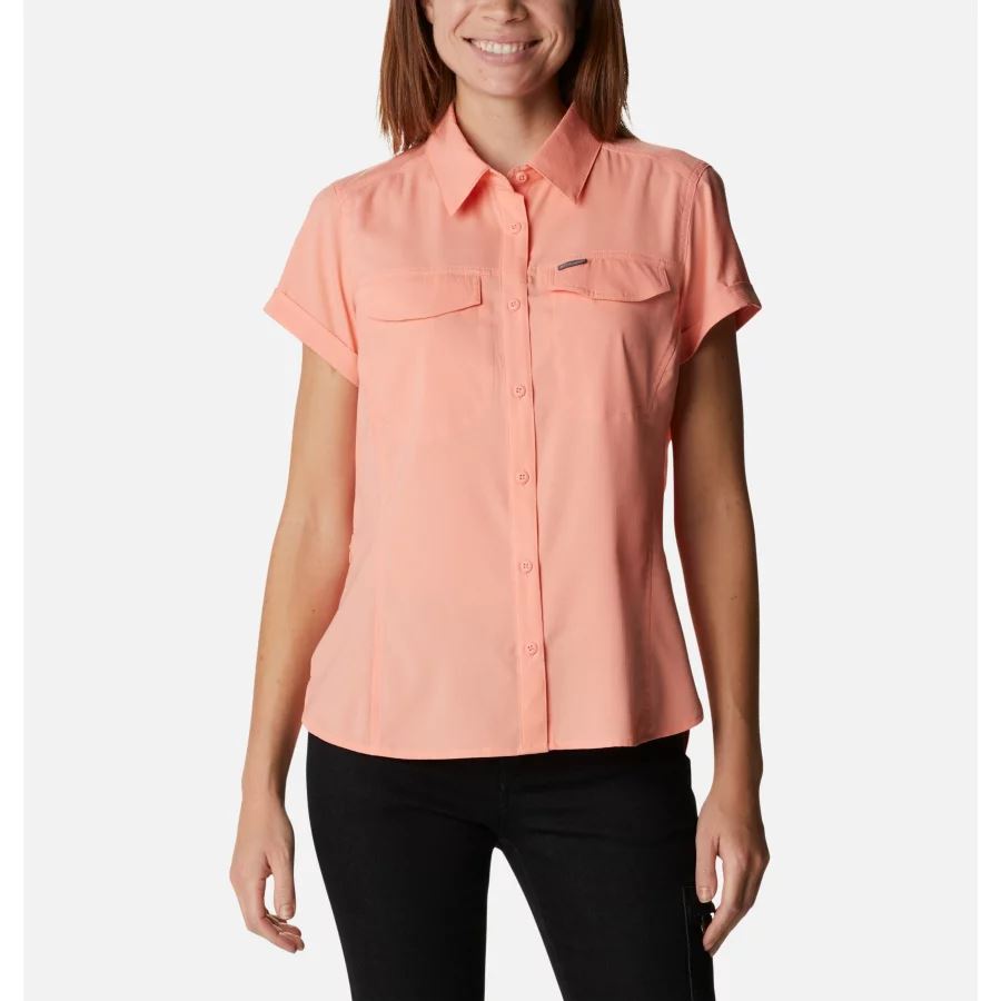 Women's Silver Ridge Lite Short Sleeve Shirt Columbia Coral Reef