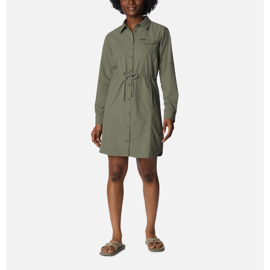 Women's Silver Ridge Novelty Dress Columbia Stone Green