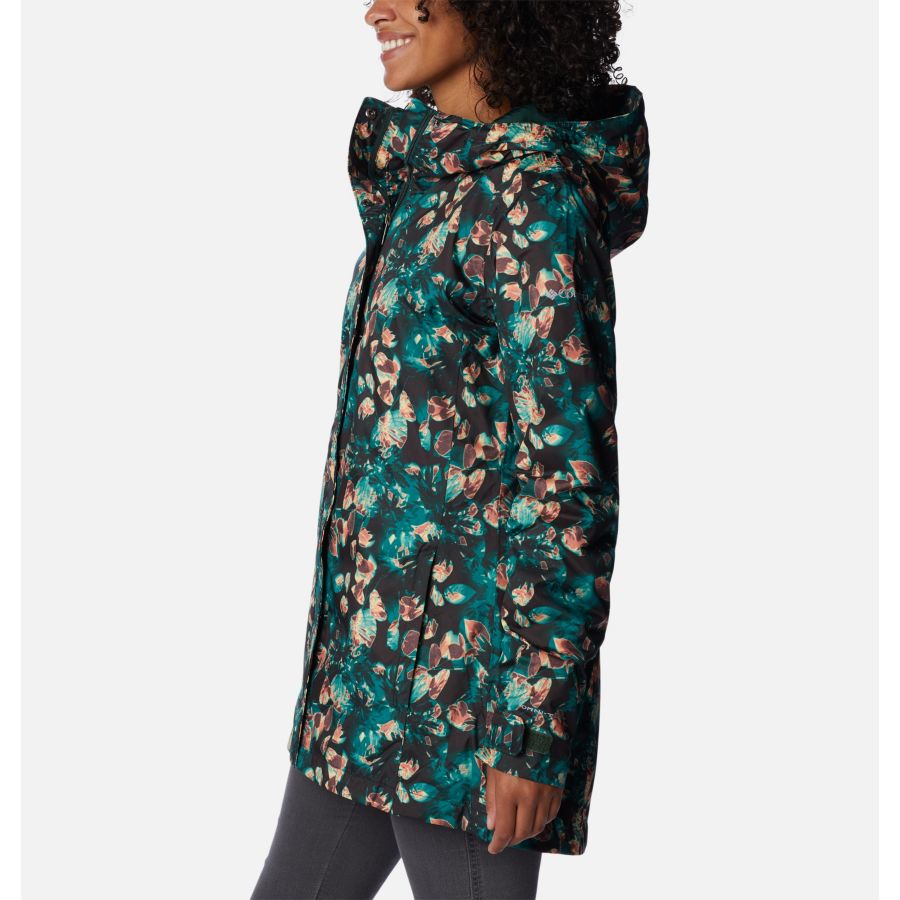 Women's Splash A Little II Jacket Columbia Spruce Solarized Print
