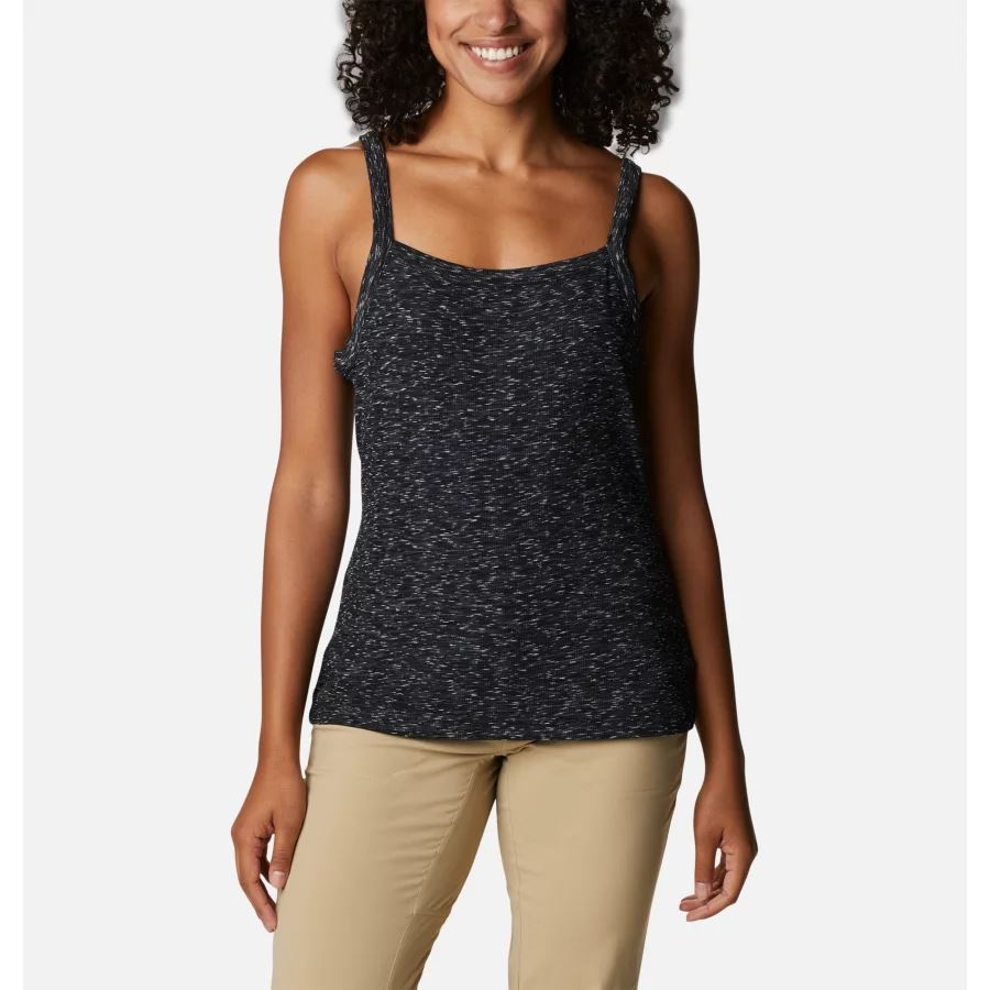 Women's Stanley Park Tank Columbia Black Spacedye