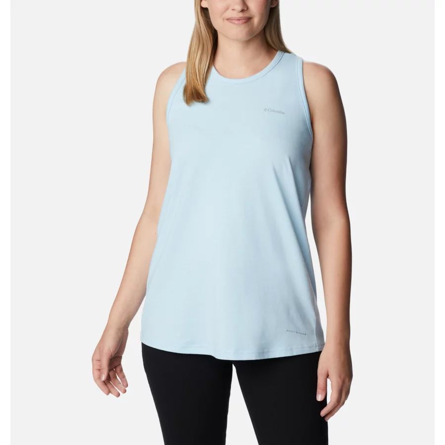 Women's Sun Trek Racerback Tank Columbia Spring Blue