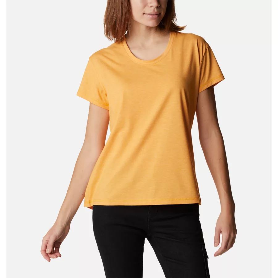 Women's Sun Trek Technical T-Shirt Columbia Mango Heather