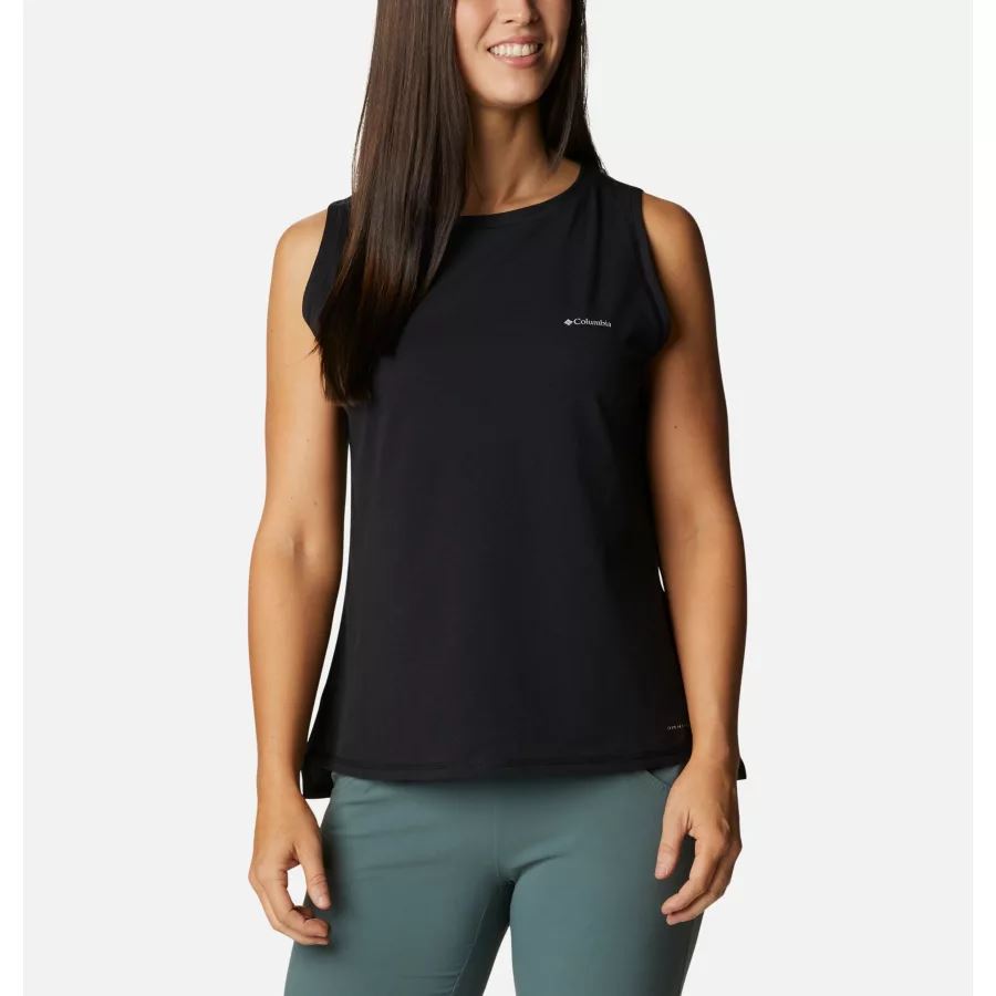 Women's Sun Trek Technical Tank Top Columbia Black