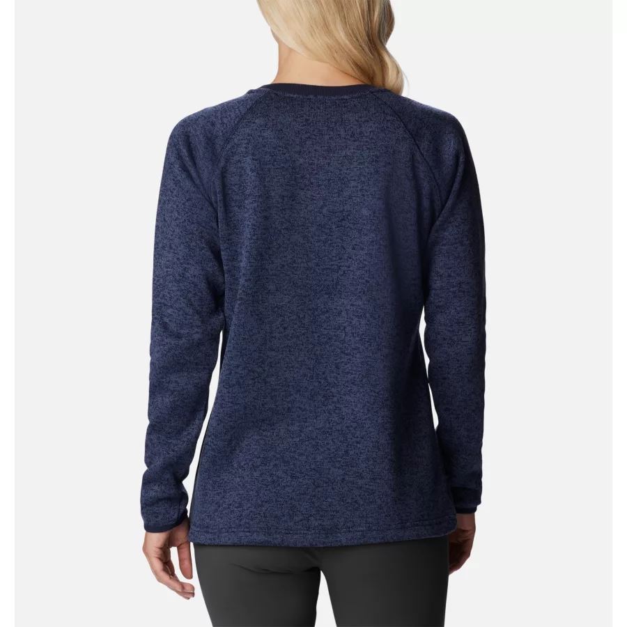 Women's Sweater Weather Fleece Crew Shirt Dark Nocturnal Heather Columbia