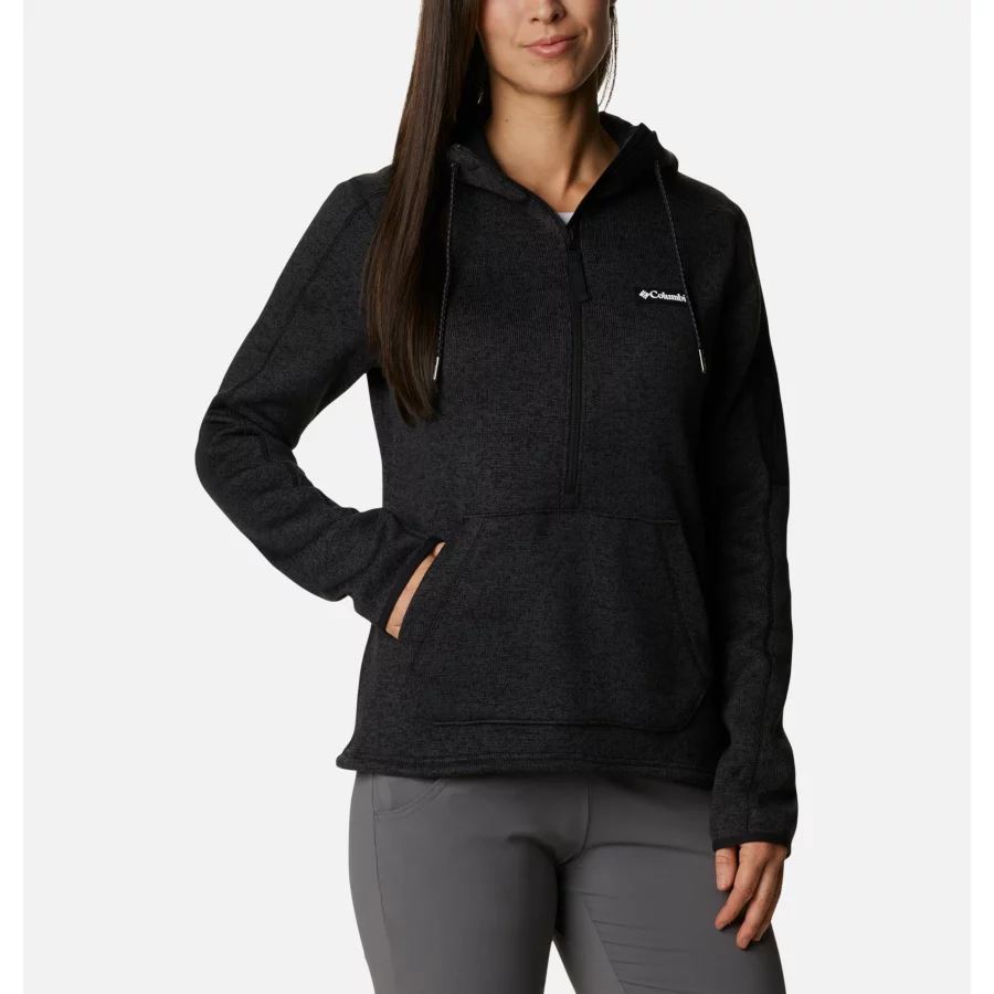 Women's Sweater Weather Fleece Hooded Pullover Columbia Black Heather