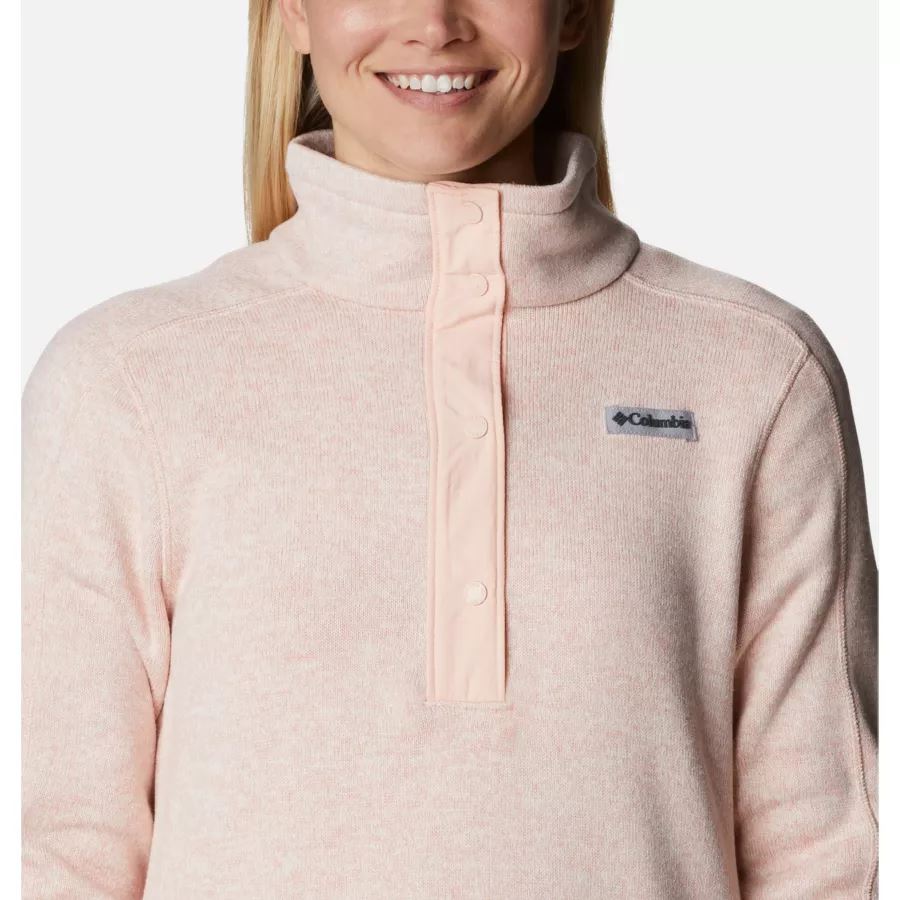 Women's Sweater Weather Fleece Tunic Columbia Peach Blossom Heather