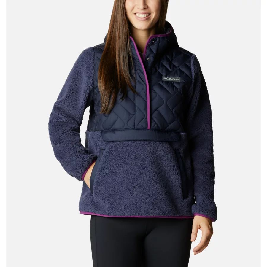 Women's Sweet View Fleece Hooded Pullover Columbia Dark Nocturnal/Nocturnal