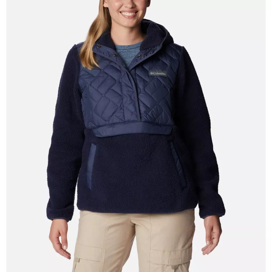 Women's Sweet View Hooded Fleece Pullover Columbia Nocturnal/Dark Nocturnal