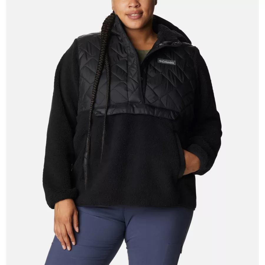 Women's Sweet View Hooded Fleece Pullover Plus Columbia Black
